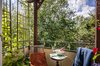 Balkong eller utsiktsbild