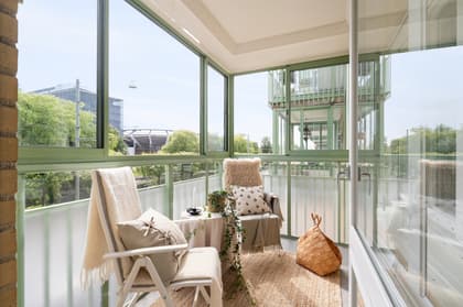 Balkong eller utsiktsbild