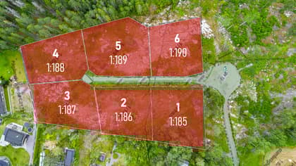 Illustrerad karta över fastigheten eller området