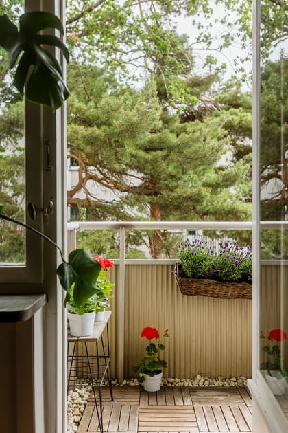 Balkong eller utsiktsbild