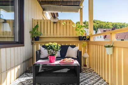 Balkong eller utsiktsbild