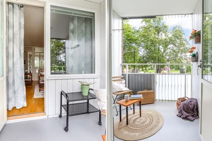 Balkong eller utsiktsbild