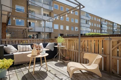 Balkong eller utsiktsbild