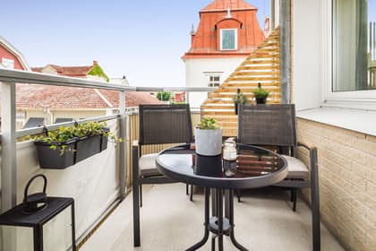 Balkong eller utsiktsbild