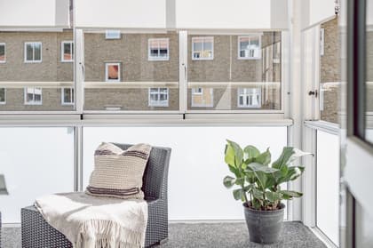 Balkong eller utsiktsbild