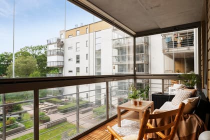 Balkong eller utsiktsbild