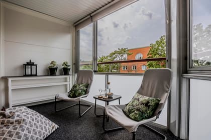 Balkong eller utsiktsbild