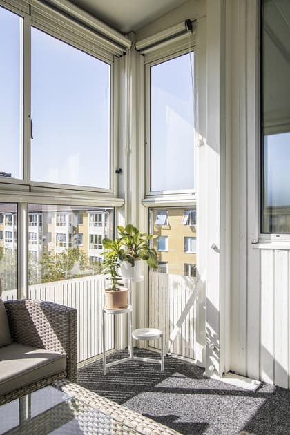 Balkong eller utsiktsbild