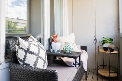 Balkong eller utsiktsbild