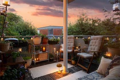 Balkong eller utsiktsbild