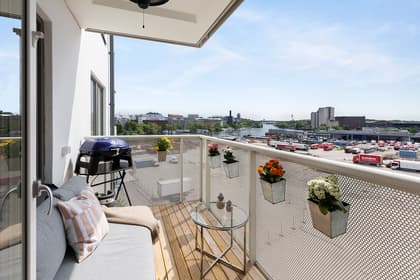 Balkong eller utsiktsbild