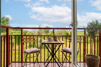 Balkong eller utsiktsbild