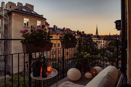 Balkong eller utsiktsbild