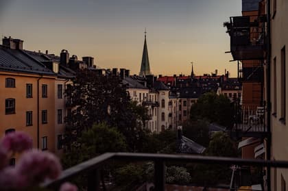 Balkong eller utsiktsbild