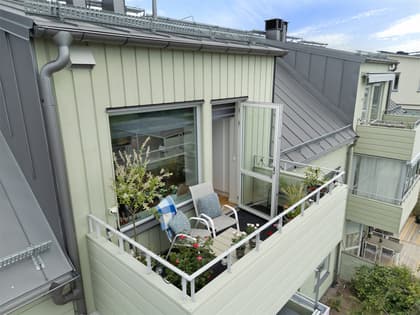 Balkong eller utsiktsbild