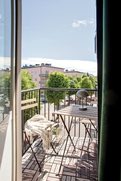 Balkong eller utsiktsbild