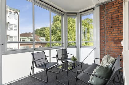 Balkong eller utsiktsbild