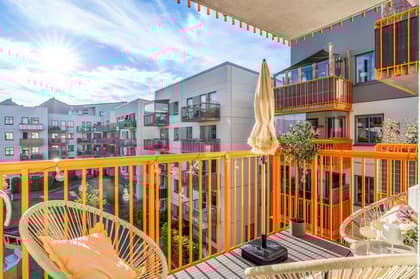 Balkong eller utsiktsbild