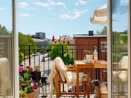 Balkong eller utsiktsbild