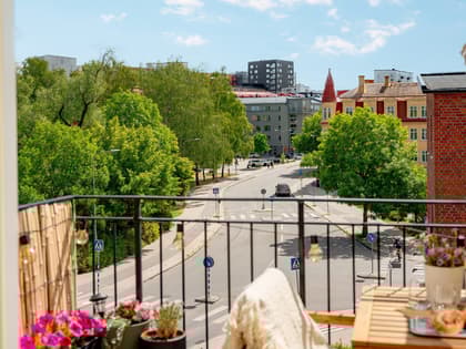 Balkong eller utsiktsbild