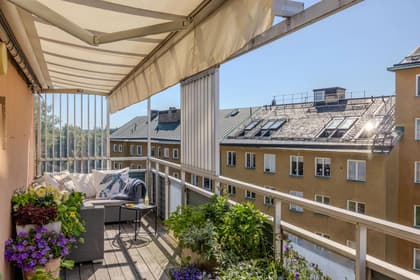 Balkong eller utsiktsbild