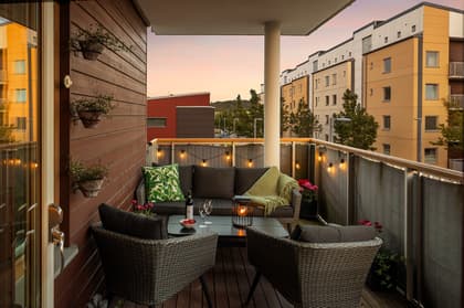 Balkong eller utsiktsbild