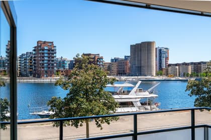 Balkong eller utsiktsbild