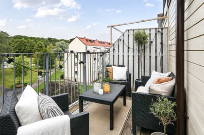 Balkong eller utsiktsbild