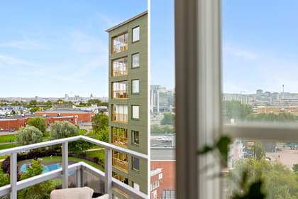 Balkong eller utsiktsbild