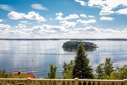 Balkong eller utsiktsbild