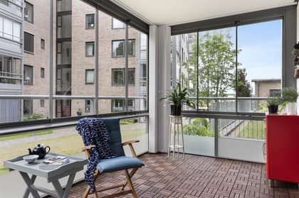 Balkong eller utsiktsbild