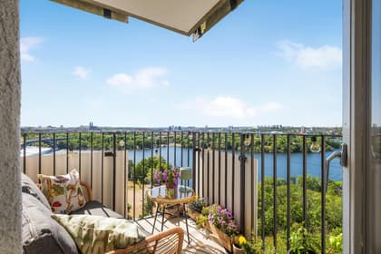 Balkong eller utsiktsbild