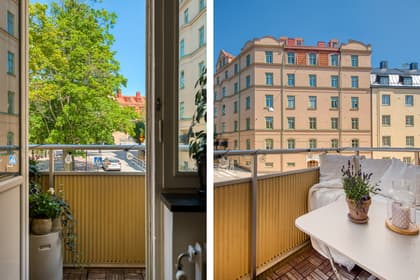 Balkong eller utsiktsbild