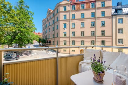 Balkong eller utsiktsbild