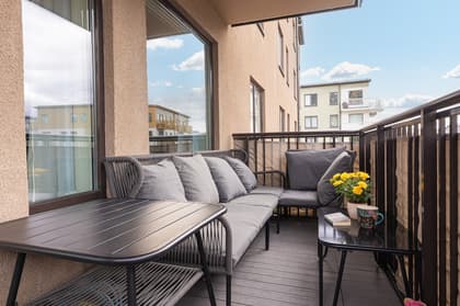 Balkong eller utsiktsbild