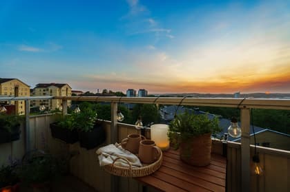 Balkong eller utsiktsbild