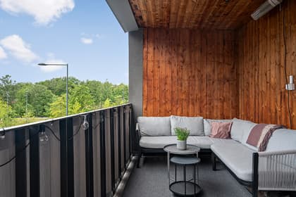 Balkong eller utsiktsbild