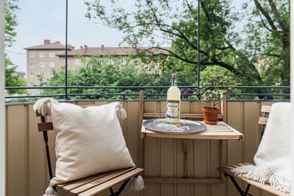 Balkong eller utsiktsbild