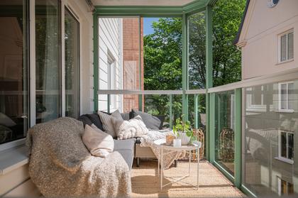 Balkong eller utsiktsbild