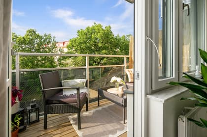 Balkong eller utsiktsbild