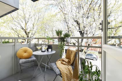 Balkong eller utsiktsbild