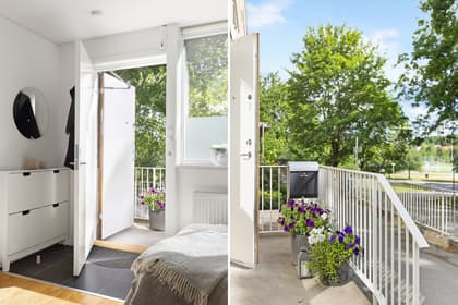 Balkong eller utsiktsbild