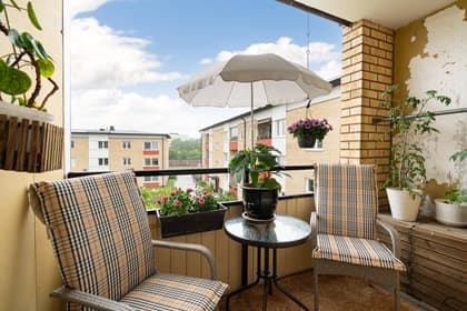 Balkong eller utsiktsbild