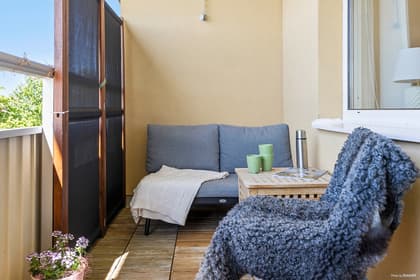 Balkong eller utsiktsbild