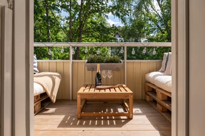 Balkong eller utsiktsbild