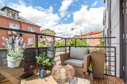 Balkong eller utsiktsbild