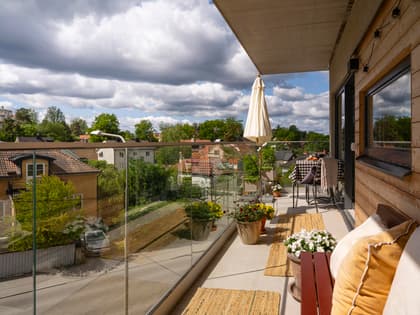 Balkong eller utsiktsbild