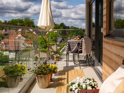 Balkong eller utsiktsbild