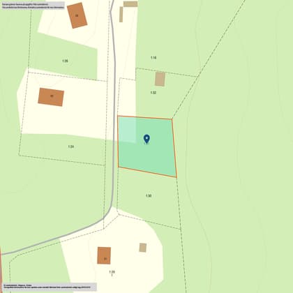 Illustrerad karta över fastigheten eller området