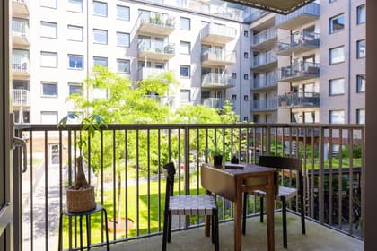 Balkong eller utsiktsbild